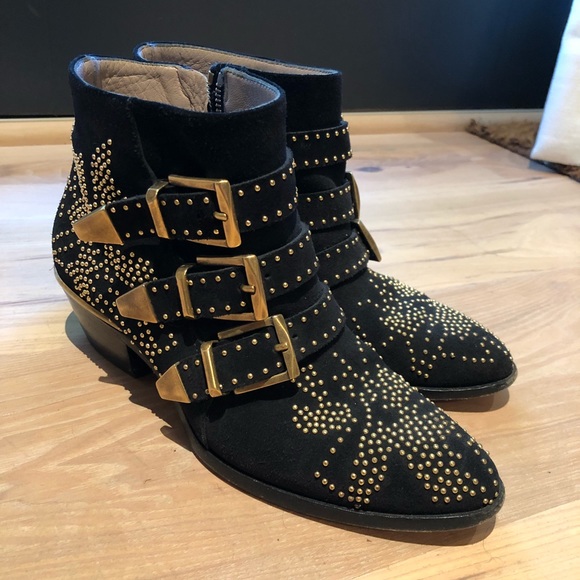 Chloe Shoes - Chloe Susanna Booties Suede